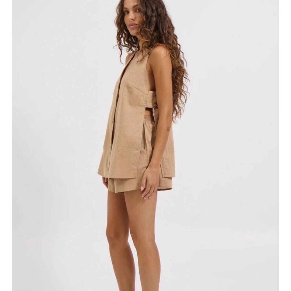 Bronze Snake Bonnie set- Vest and Shorts